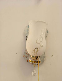 Wall Bracket Gold Handle Lamp Screw 15Wts - 20Wts 